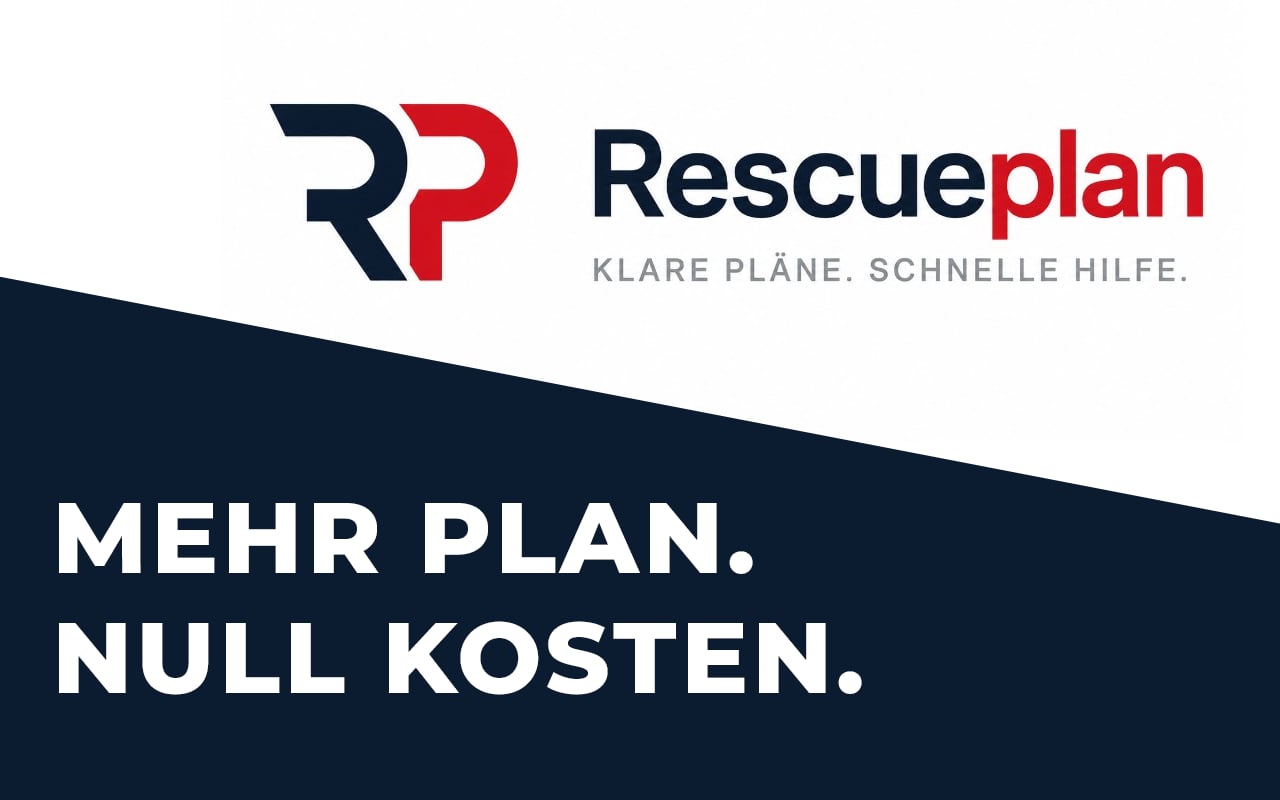 Rescueplan. Einfach kostenlos.